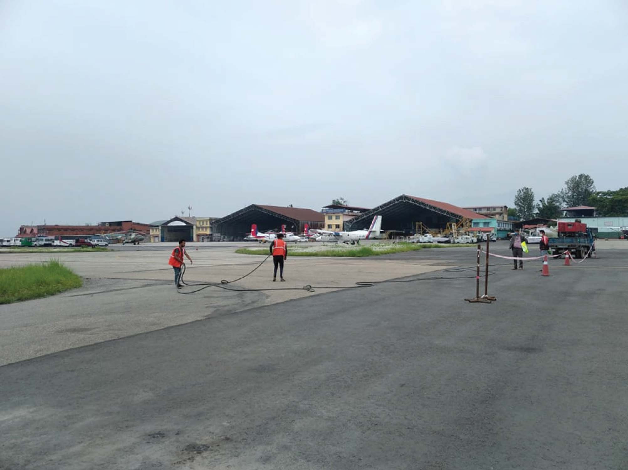 Annual Maintenance and Deep Patching Works of Runway, Taxiway, Apron & Associated Works at TIA)